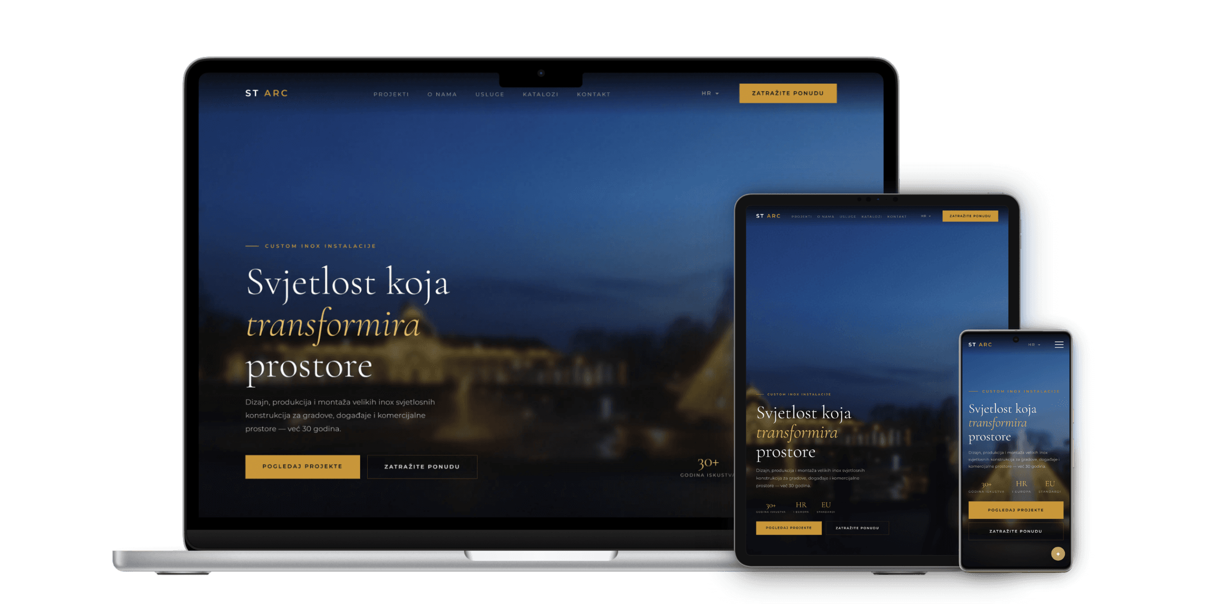 ST Arc — Lighting Decoration Studio — mockup